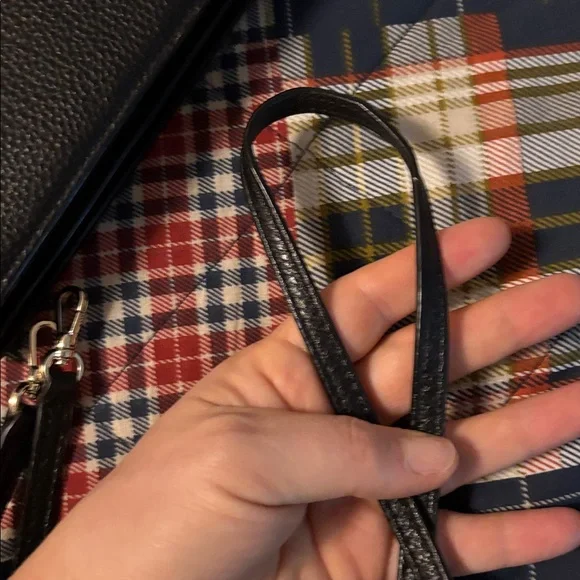 kate spade Black Leather Crossbody Wallet with Gold Hardware - Picture 9 of 10